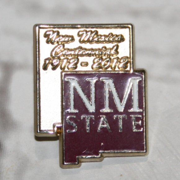 Gold New Mexico State Lapel Pin 1" - Picture 1 of 4